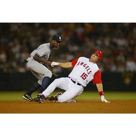 Anaheim Angels 2002 RAWLINGS Vest 3rd Authentic jersey 44 L white Alt MLB vtg - Picture 14 of 14